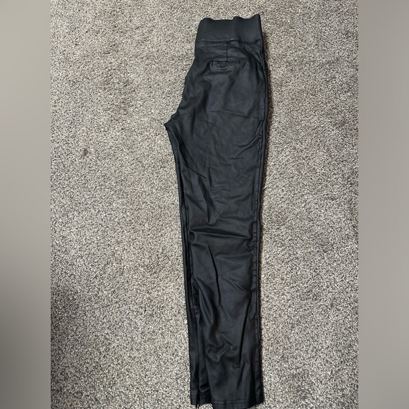 SOLD Sz 10 pleather lined high rise pants - Picture 5 of 9